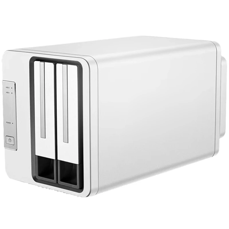 D2-310/D2-320 2-Bay-Netzwerkspeicher 5 Gbit/s Typ C Externe Festplatte RAID-Gehäuse RAID-Hochgeschwindigkeitsspeicher (ohne Festplatte). Image