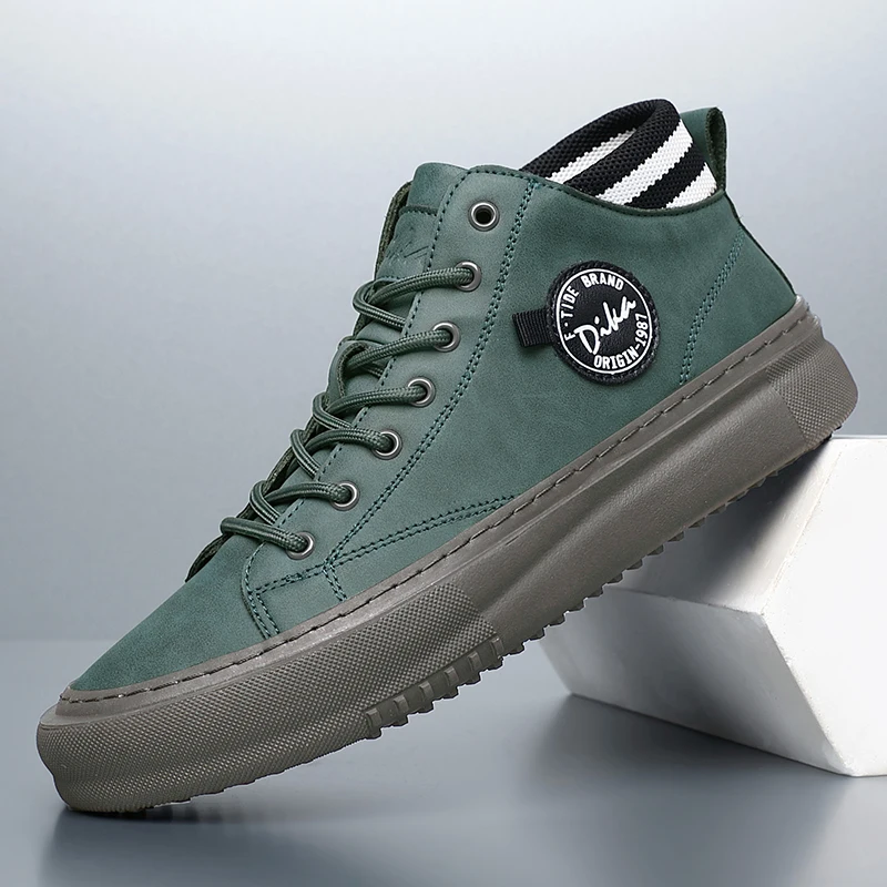 Bubuk Modische Freizeit-Sneaker, vielseitige Herrenschuhe, Freizeit-Sneaker für Herren, alltägliche Freizeit-Arbeitsschuhe, Outdoor-Wanderschuhe, lässige Herrenschuhe zum Schnüren