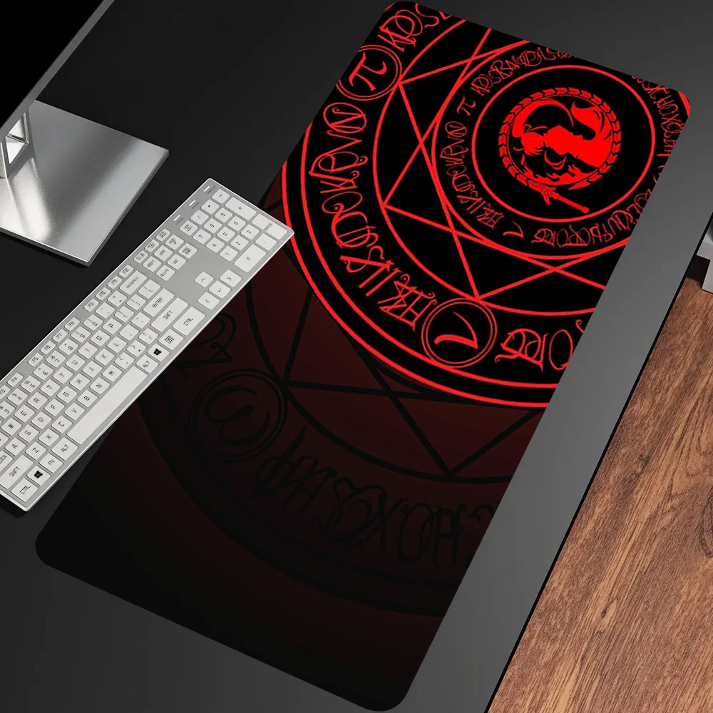 HD customization Computer PC Gamer Mouse Mat Hellsing Alucard Large Gaming Mouse Pad Mausepad Mouse Carpet Keyboard Mat Desk Pad