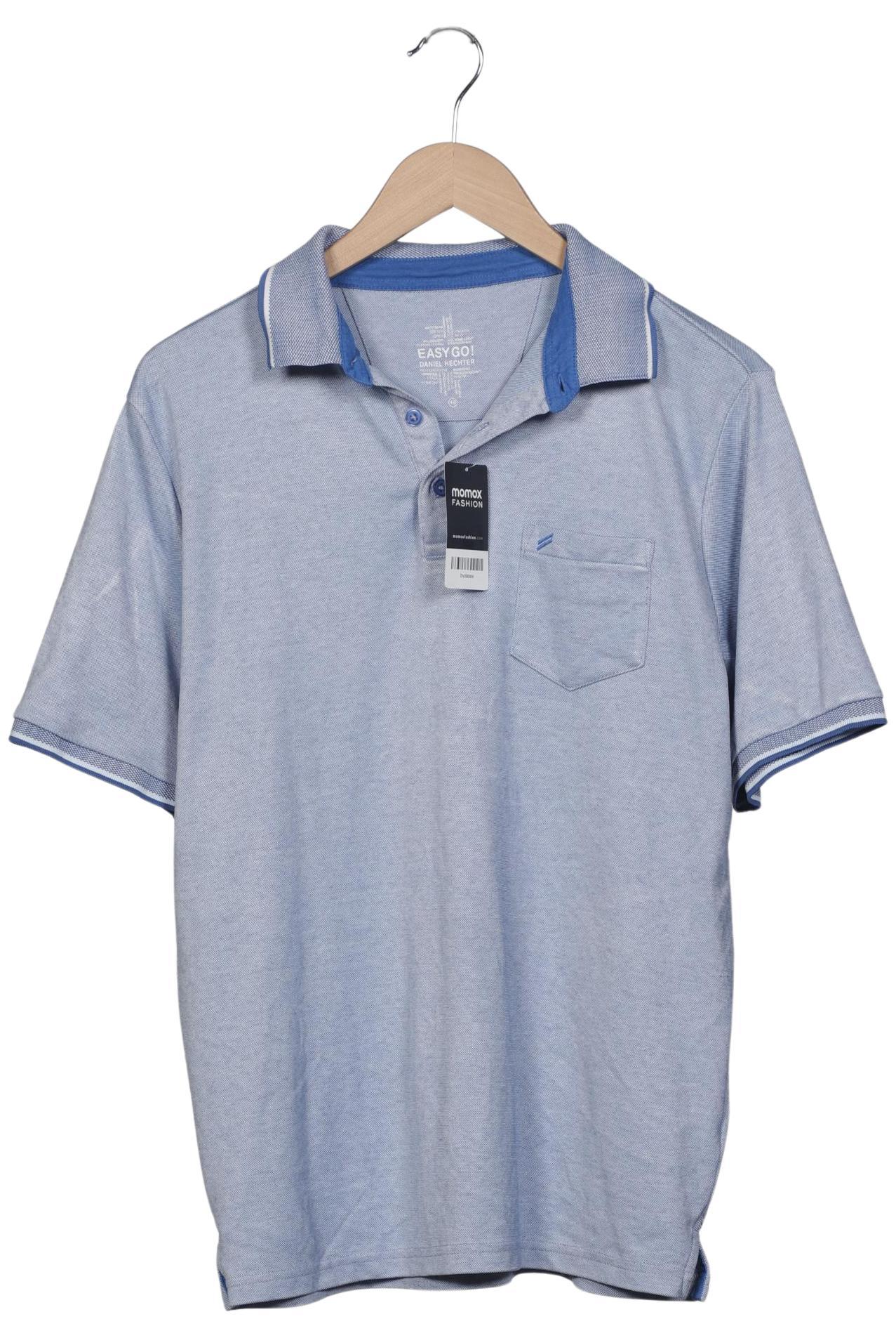 Daniel Hechter Herren Poloshirt, Gr. 48, hellblau, Baumwolle, Synthetik Image