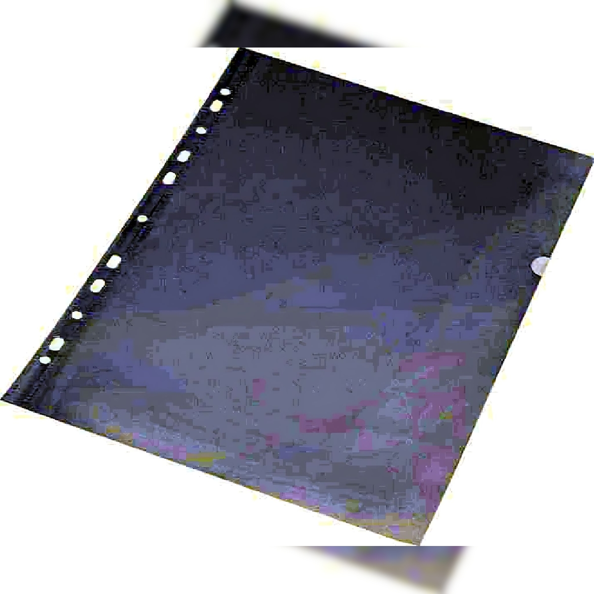 Prospekthülle A4 150my PVC extrastark oben und rechts offen 25er Packg Image