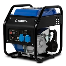 EBERTH 3200W Inverter Stromerzeuger, leise, 7PS Benzinmotor, 4-Takt, 2x230V & 2xUSB, saubere Spannung ohne Spitzen Image