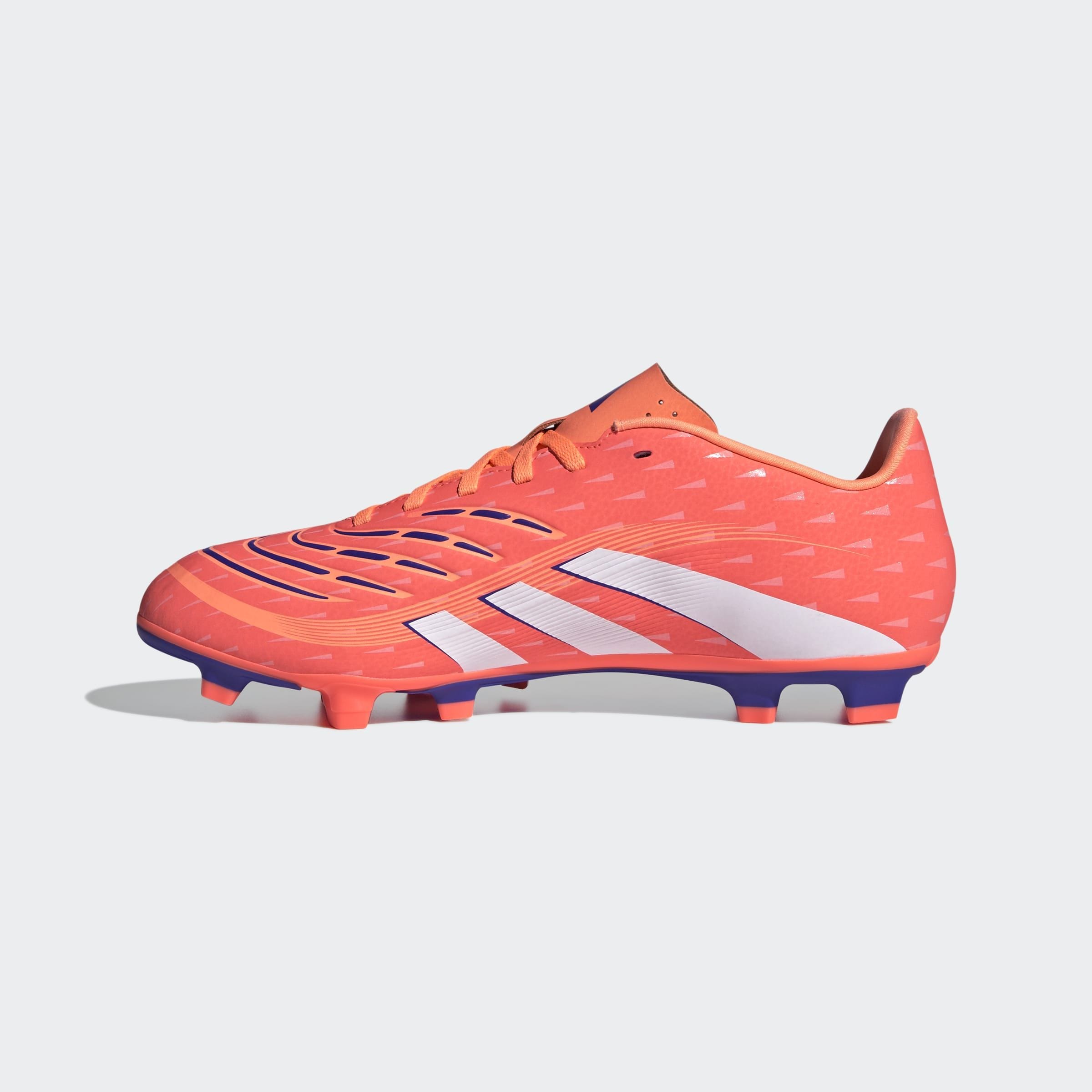 Fußballschuh ADIDAS PERFORMANCE "PREDATOR CLUB FÜR KUNSTRASEN, HART- UND ASCHENPLÄTZE", Damen, Gr. 44,5, signal coral, cloud weiß, beam orange, Synthetik, Schuhe Fußballschuh, geeignet für Rasen- und Kunstrasenplätze
