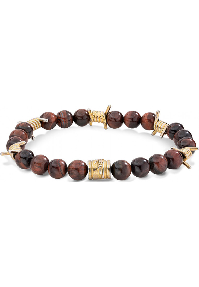 Police PEJGB2112334 Mens Bracelet - Brown - One Size | Police Sale | Discount Designer Brands