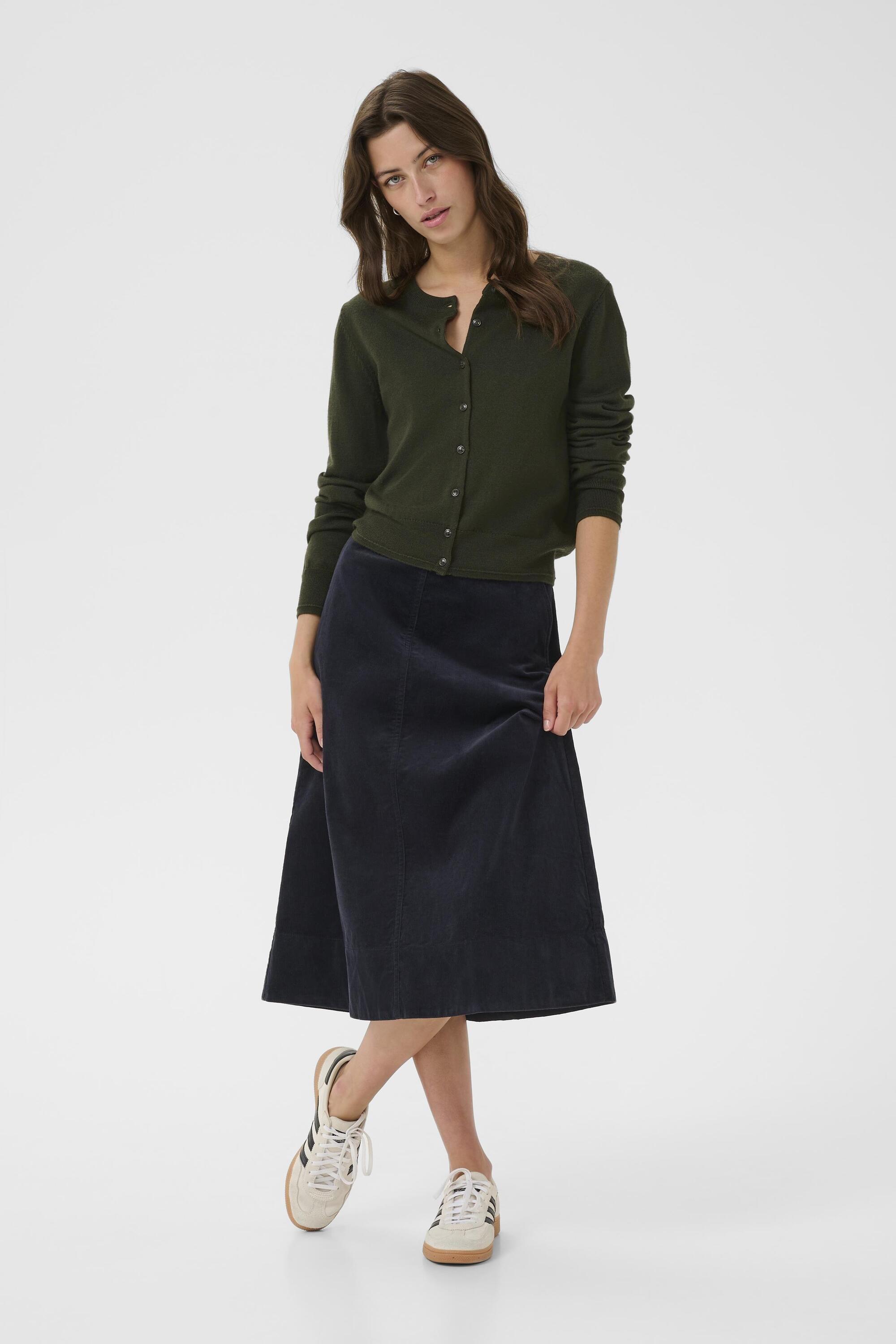 Strickjacke NoelaniPW Gerade Passform khaki Image
