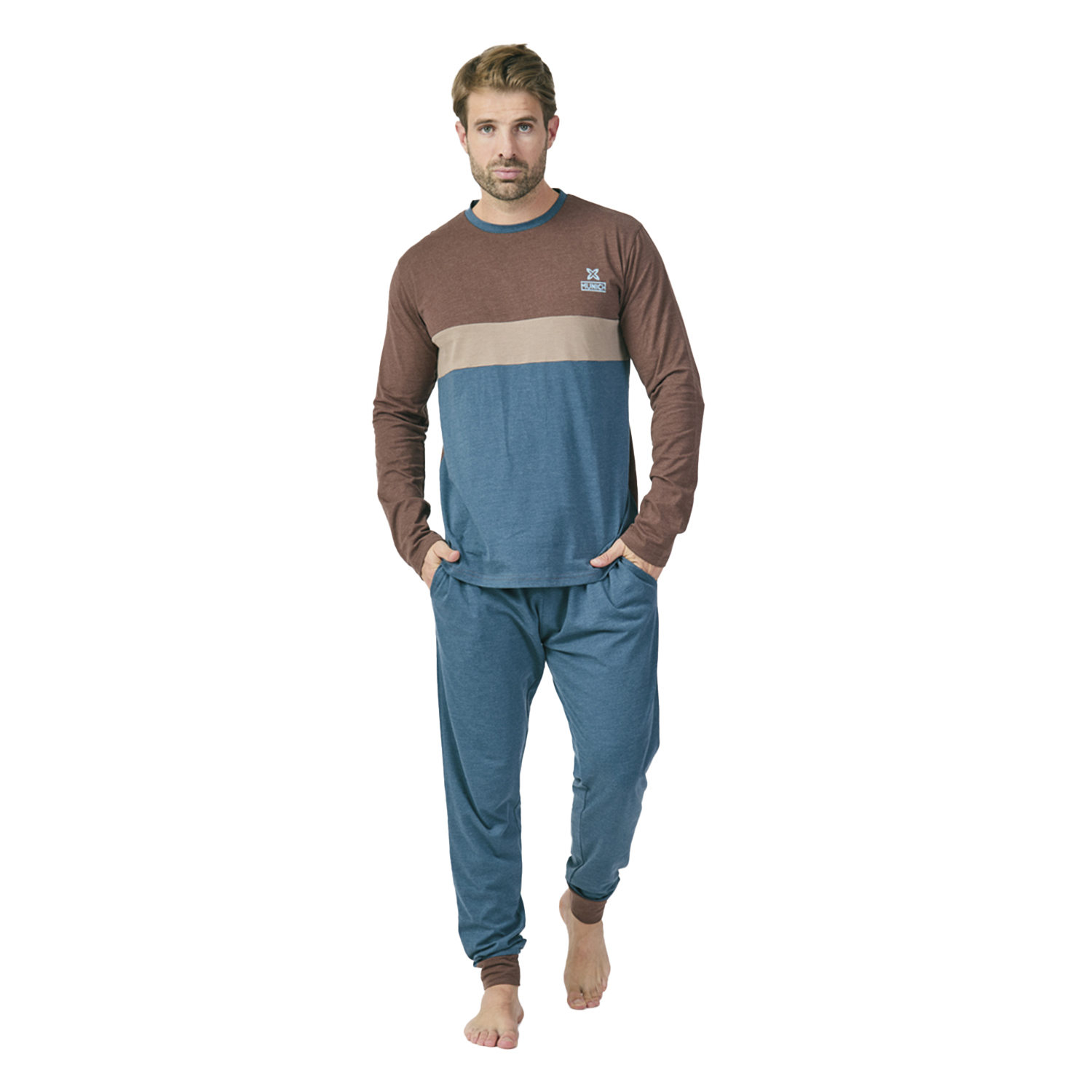 MU16 Schlafanzug mit langen Ärmeln für Männer Image