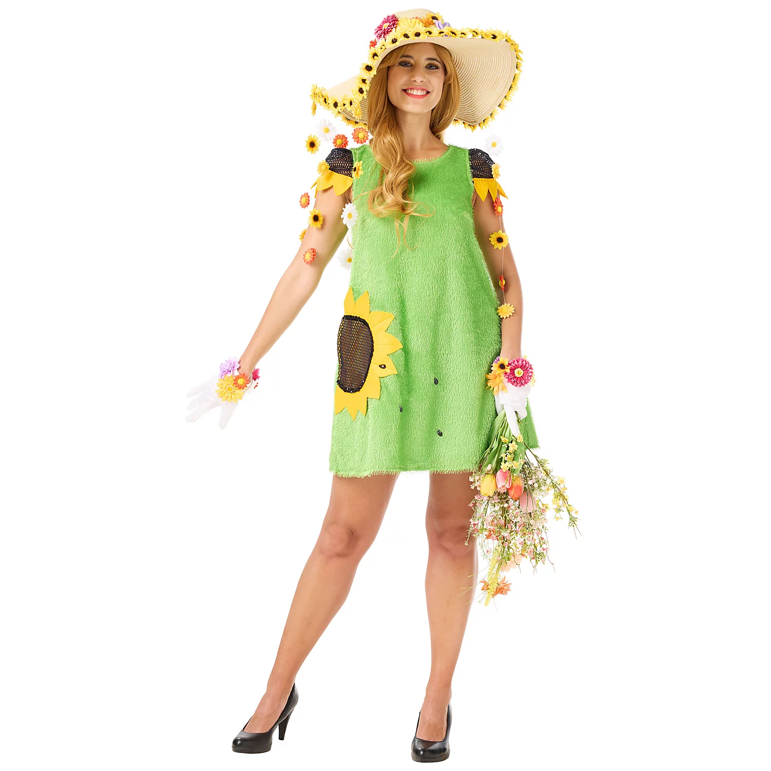 buttinette Kleid Wiesendame, grün