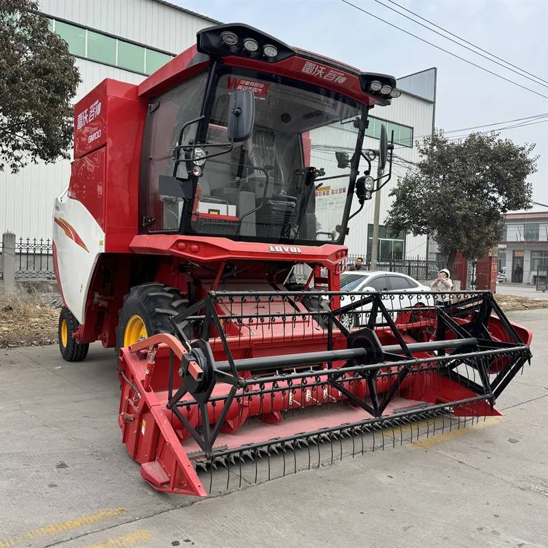 Neuer Lovol GM100 Raderntemaschine mit hoher Leistung, 200 PS, Gu Shen Reis- und Weizenkombinationernerntemaschine Image