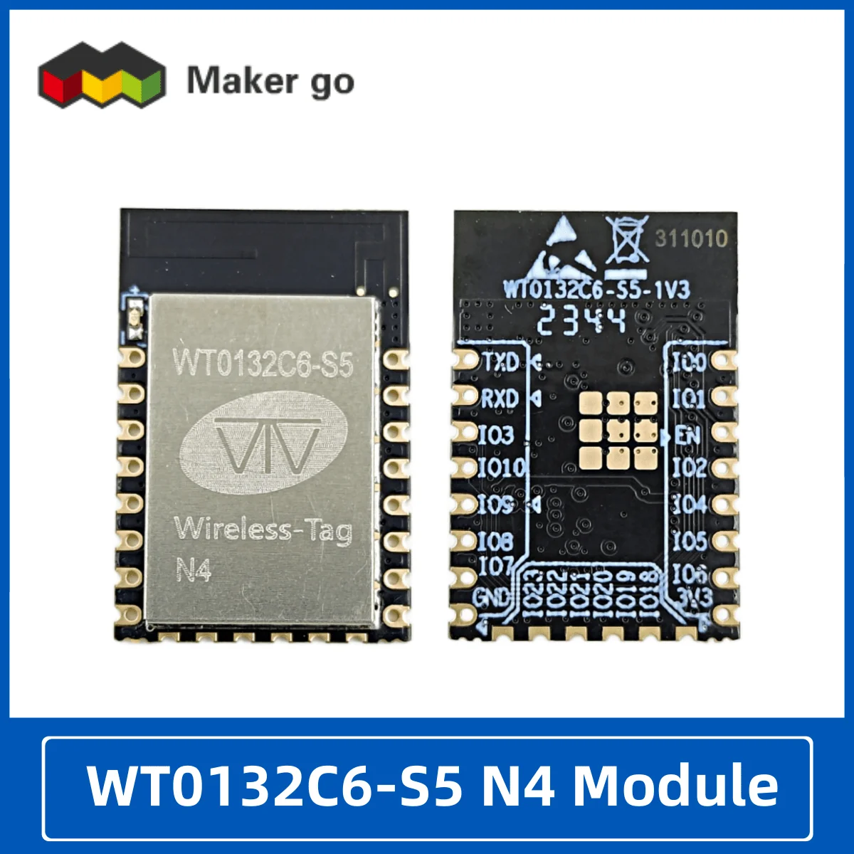 ESP32-C6 MINI Compatible with ESP12F WT0132C6-S5 WIFI6 Module Embedded Wireless Network Packaging Original packaging