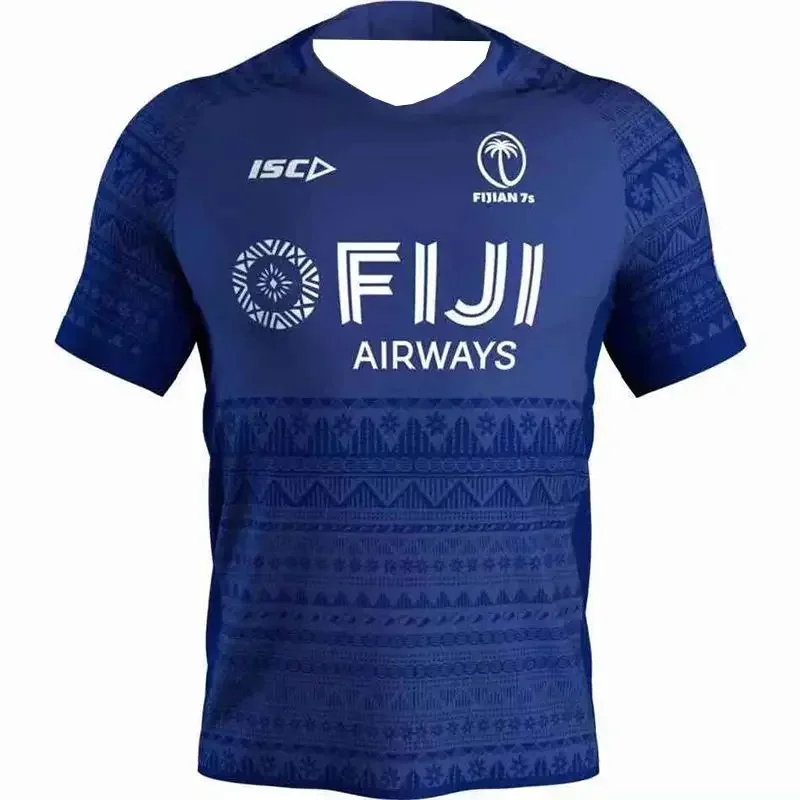 2025 New Fiji Rugby Large Size Jersey Men