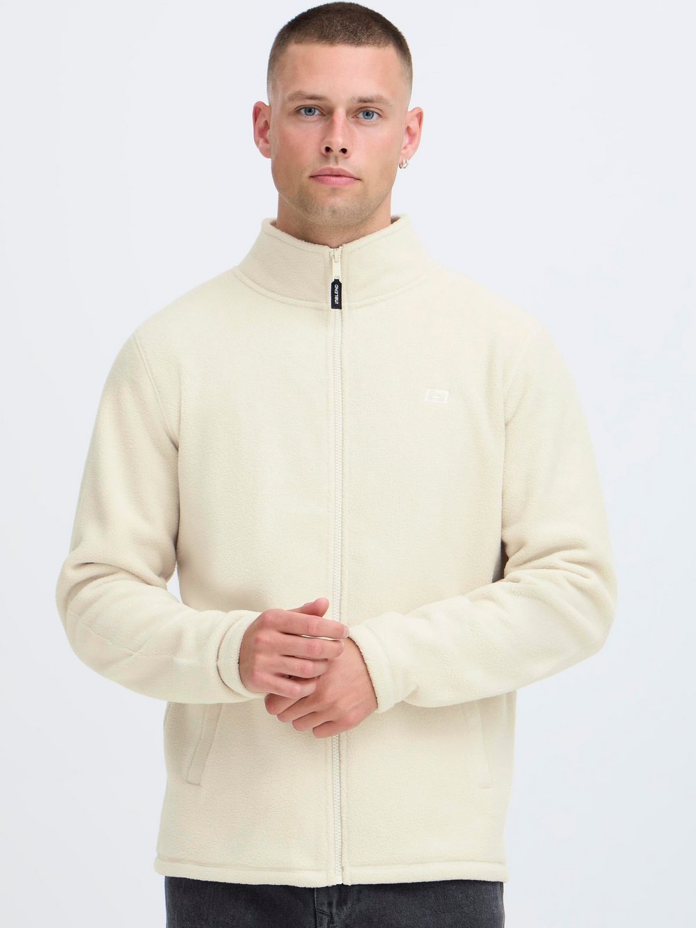 BLEND Fleecejacke Herren beige, S Image