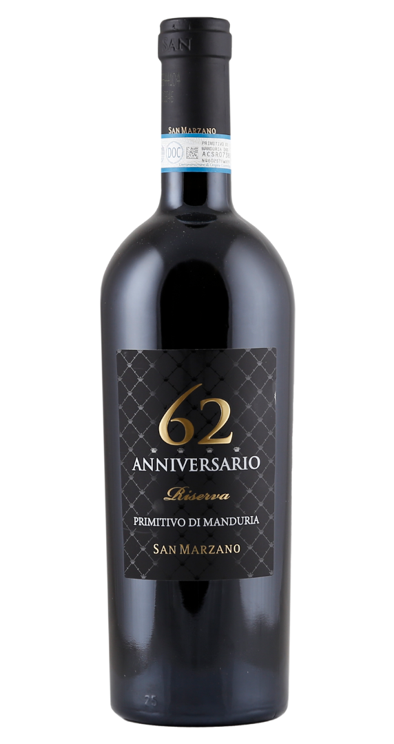 San Marzano 62 Anniversario Primitivo di Manduria Riserva 2019 Image