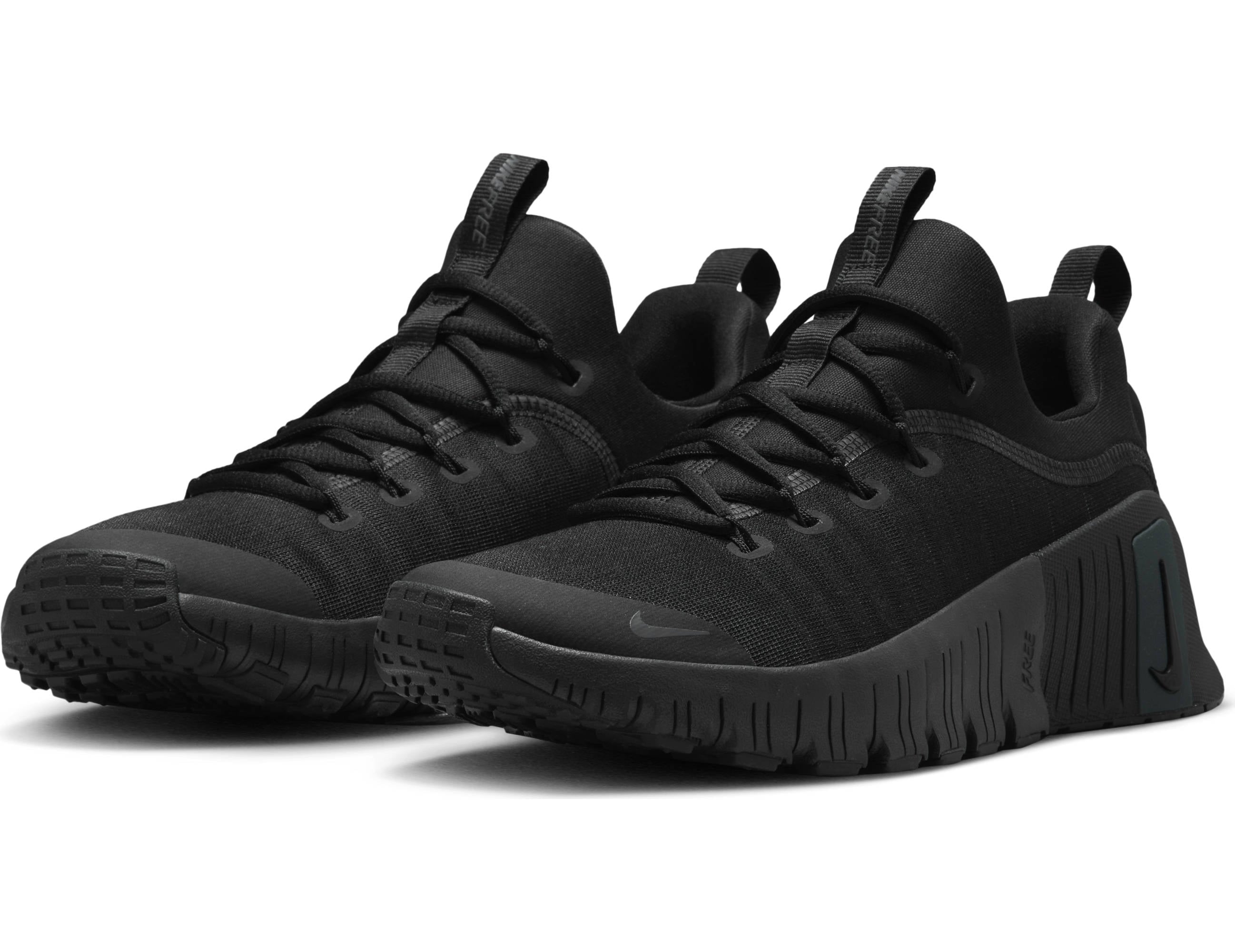 Trainingsschuh NIKE "W FREE METCON 6", Damen, Gr. 39, schwarz, anthrazit, Synthetik, Textil, Schuhe