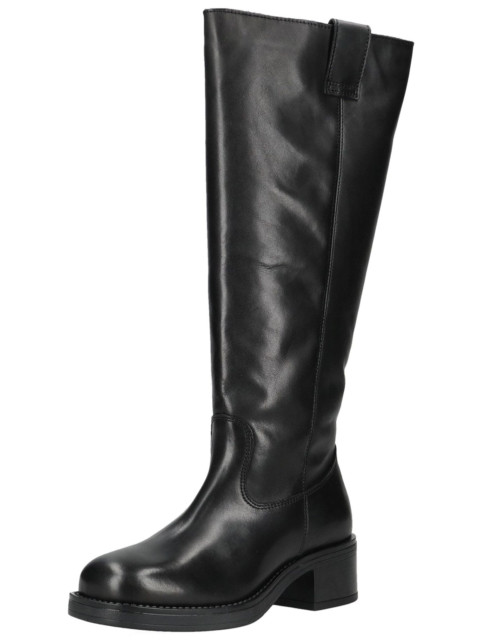Stiefel PAVEMENT "Pavement Stiefel Leder", Damen, Gr. 37, schwarz, Leder, Schuhe Stiefel