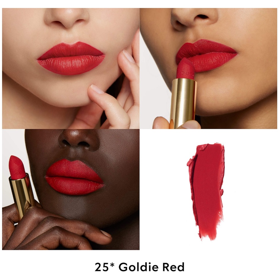 Gucci Makeup | Gucci Velvet Matte Lipstick #25 Goldie Red (The Gucci Red Matte) | Color: Red | Size: Travel Size