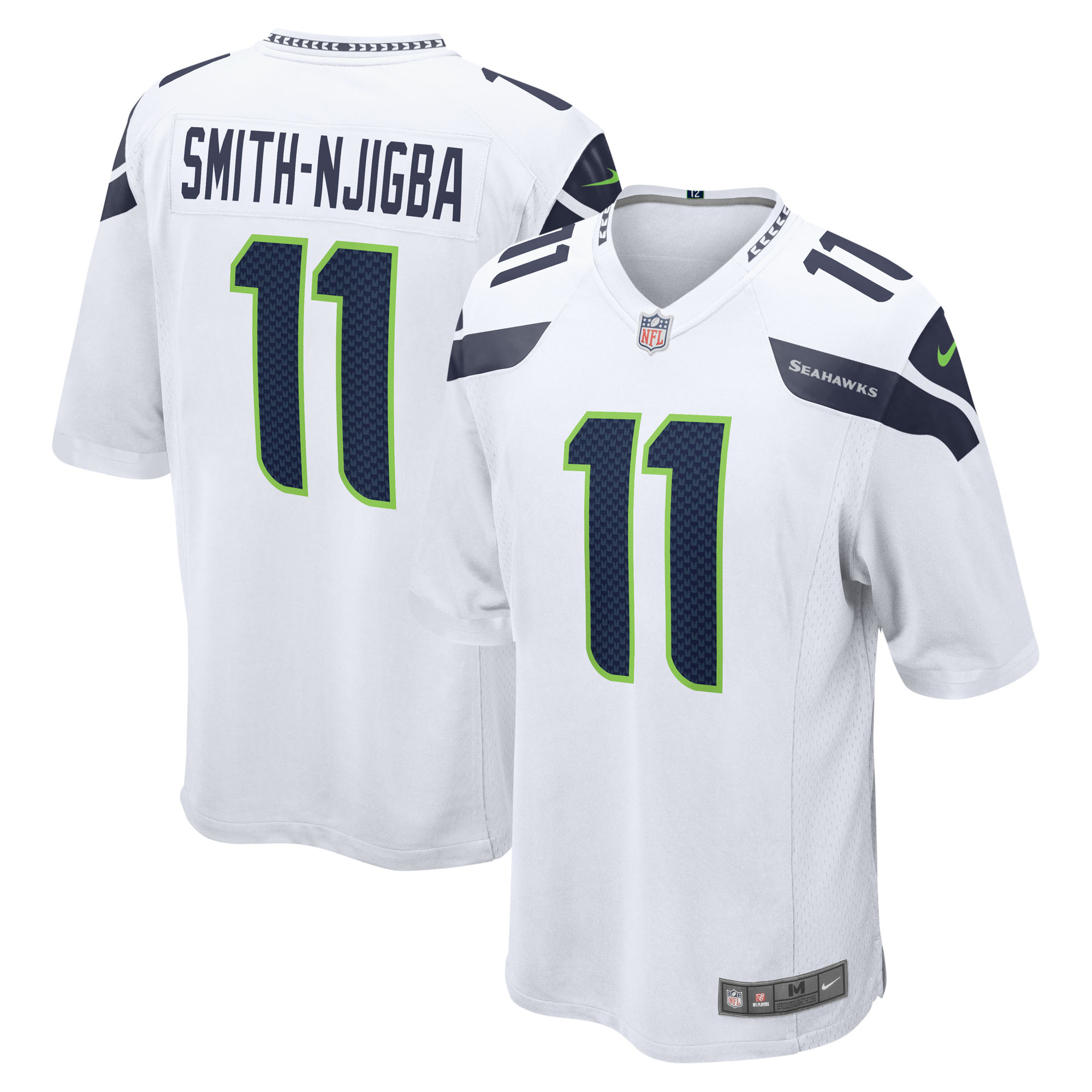 Seattle Seahawks Nike Game Auswärtstrikot - Weiß - Jaxon Smith-Njigba - Herren Image