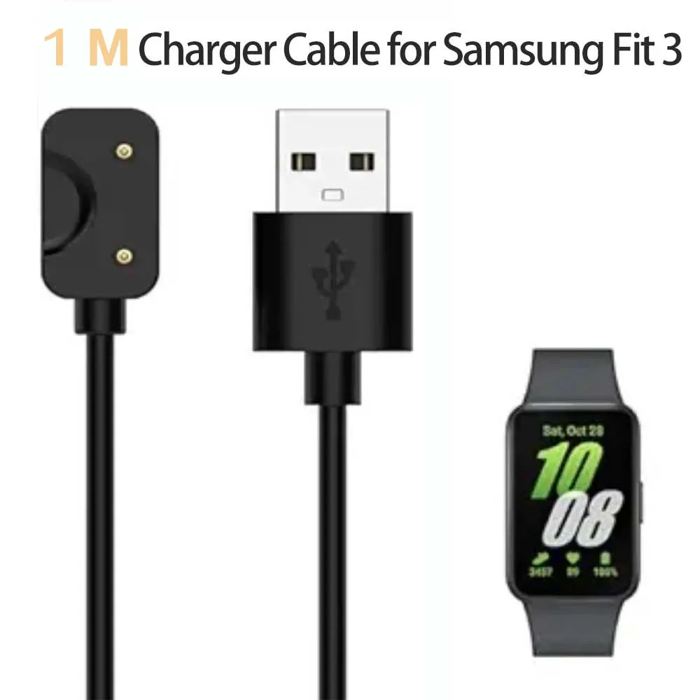 Geeignet für Samsung Galaxy Watch Fit 3, SM-R390, USB-Smartwatch-Ladegerät, Schnellladegerät, Ersatz-Ladegerät Image