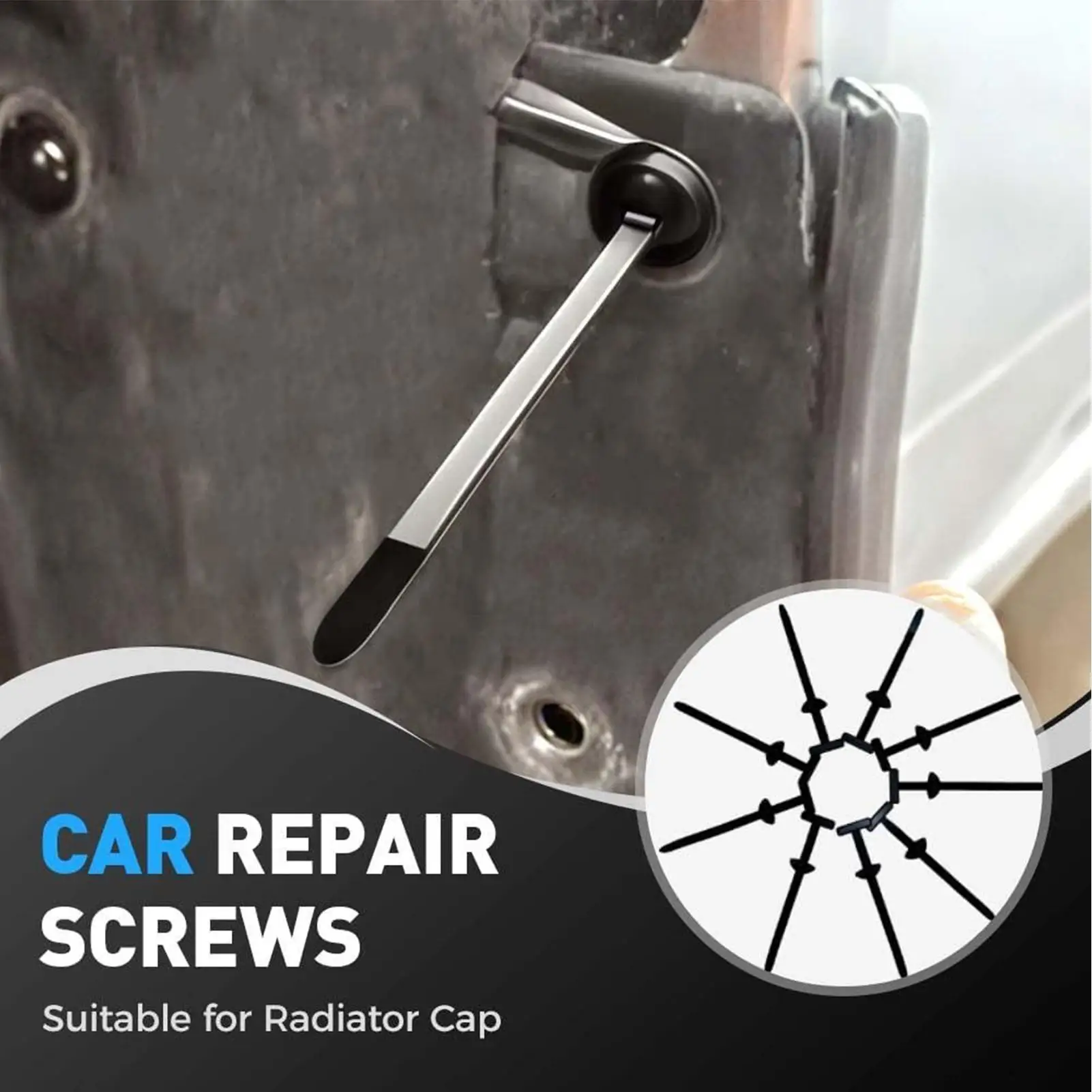 20/50 Stück Autokabelbinder DailyRepair Reißverschlüsse Schnalle Multifunktionales KabelverschlussSet für LKW-Automotive-Polsterwartung Image