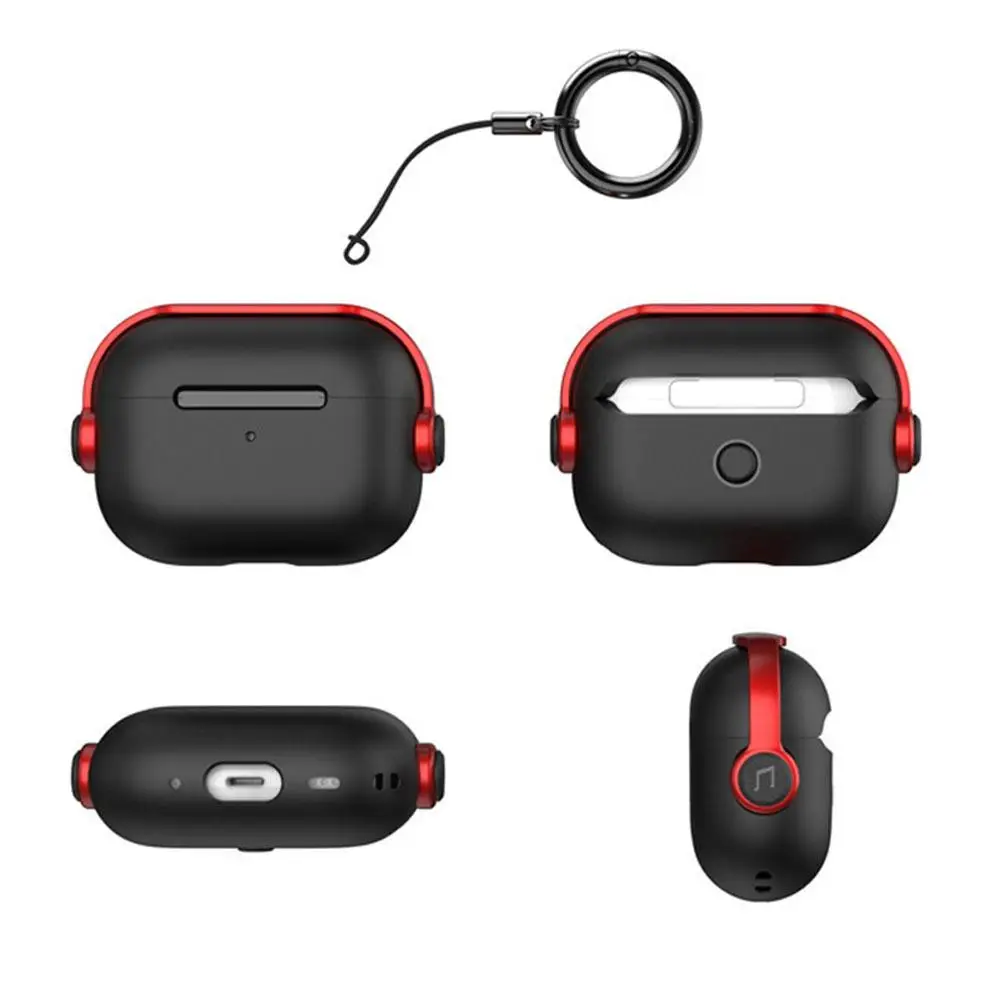 2025 Neu für Airpods Pro 3. Generation Hülle mit Secure Lock Musik Kopfhörer Schutzabdeckung mit Reinigungsset für Apple AirPods 3 Hülle Image