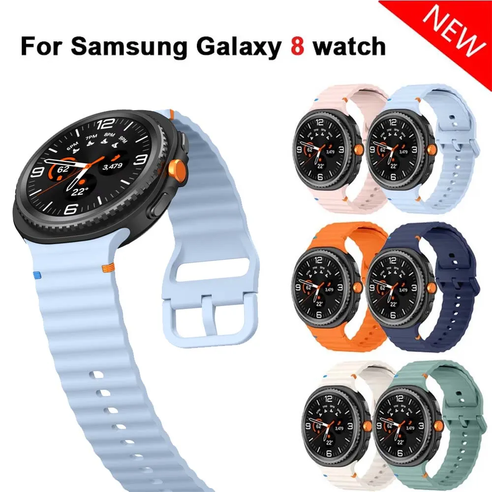 Band für Samsung Galaxy Watch 8/8 Classic/Ultra 47 mm 44 mm 40 mm 46 mm Gürtel Handgelenk Marine Sport Armband Correa Galaxy Watch 8 Armband Image