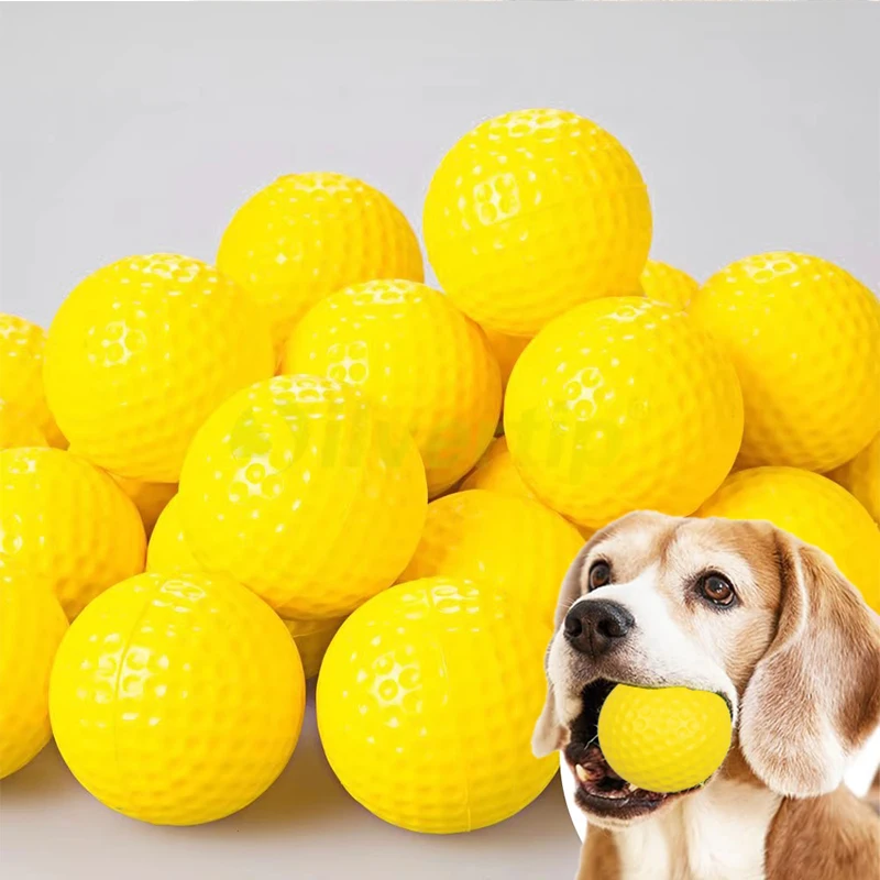 2 ~ 10 stücke Langlebig Hund Kauen Quietschen Spielzeug Ball Outdoor Werfen Hund Erholung Training Heimtierbedarf Kleine Hund Tennis spielen TMZ Image