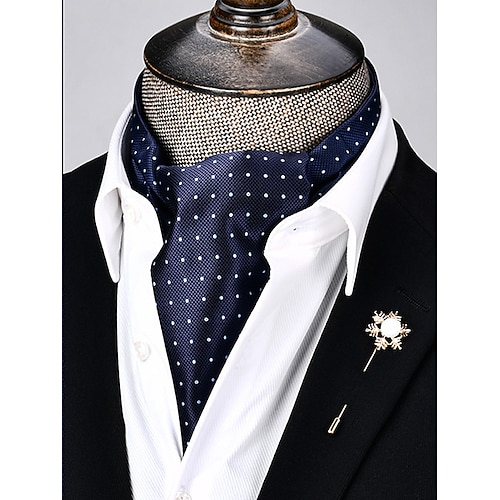 Herren-Paisley-Schal aus Kunstseide für Weihnachten – festliches Weihnachtsgeschenk, mehrere Farben, eleganter, formeller Stil für Winterpartys und Feiern Image