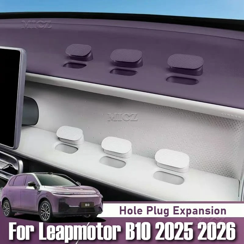 Für Leapmotor B10 2025 2026 Loch Stecker Erweiterung Der Co-pilot DIY Dekoration Zubehör Auto Innen Dekoration Produkte Image