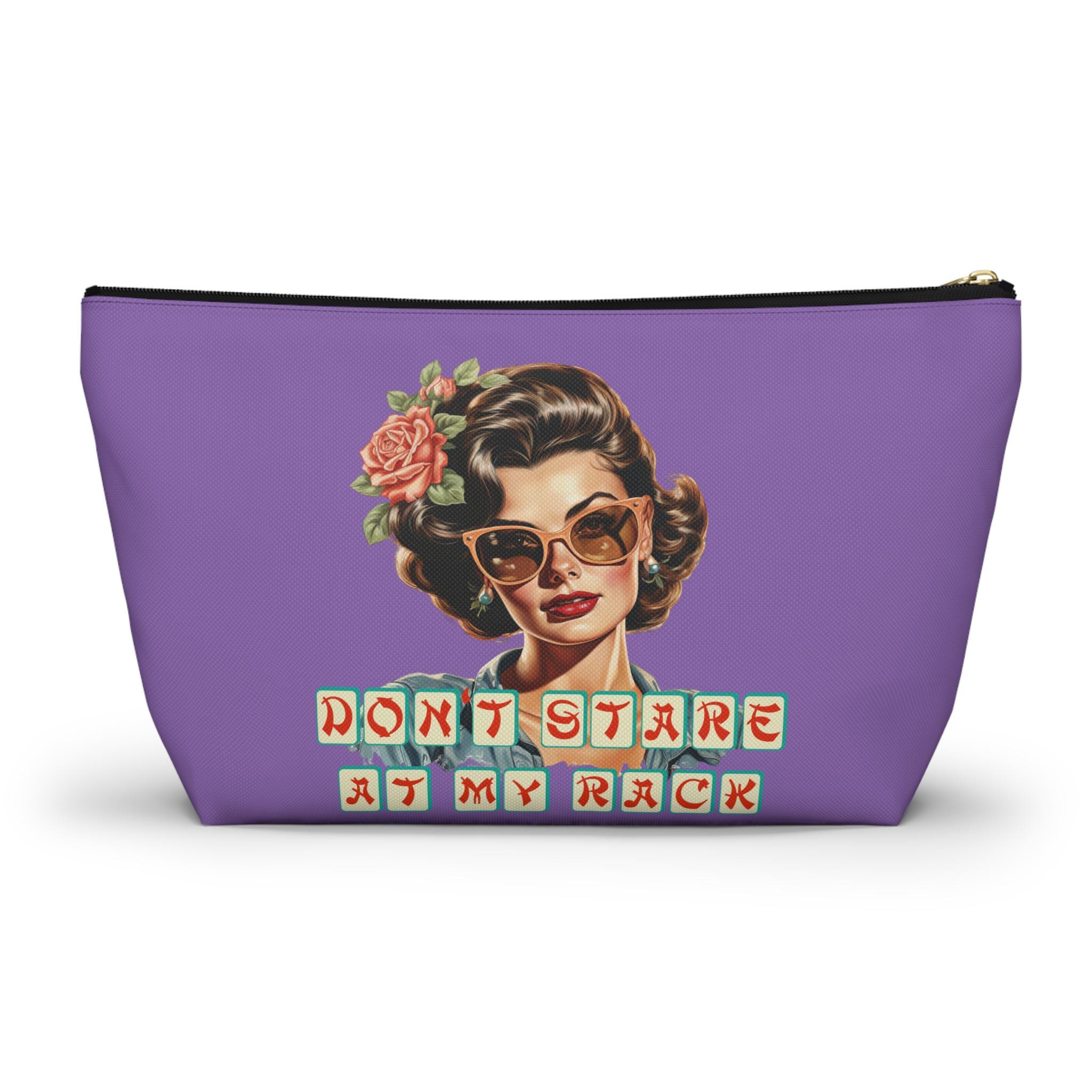 "Divertente custodia per tessere del Mahjong: \"Non fissare il mio rack\" - Borsa per il giorno della partita"