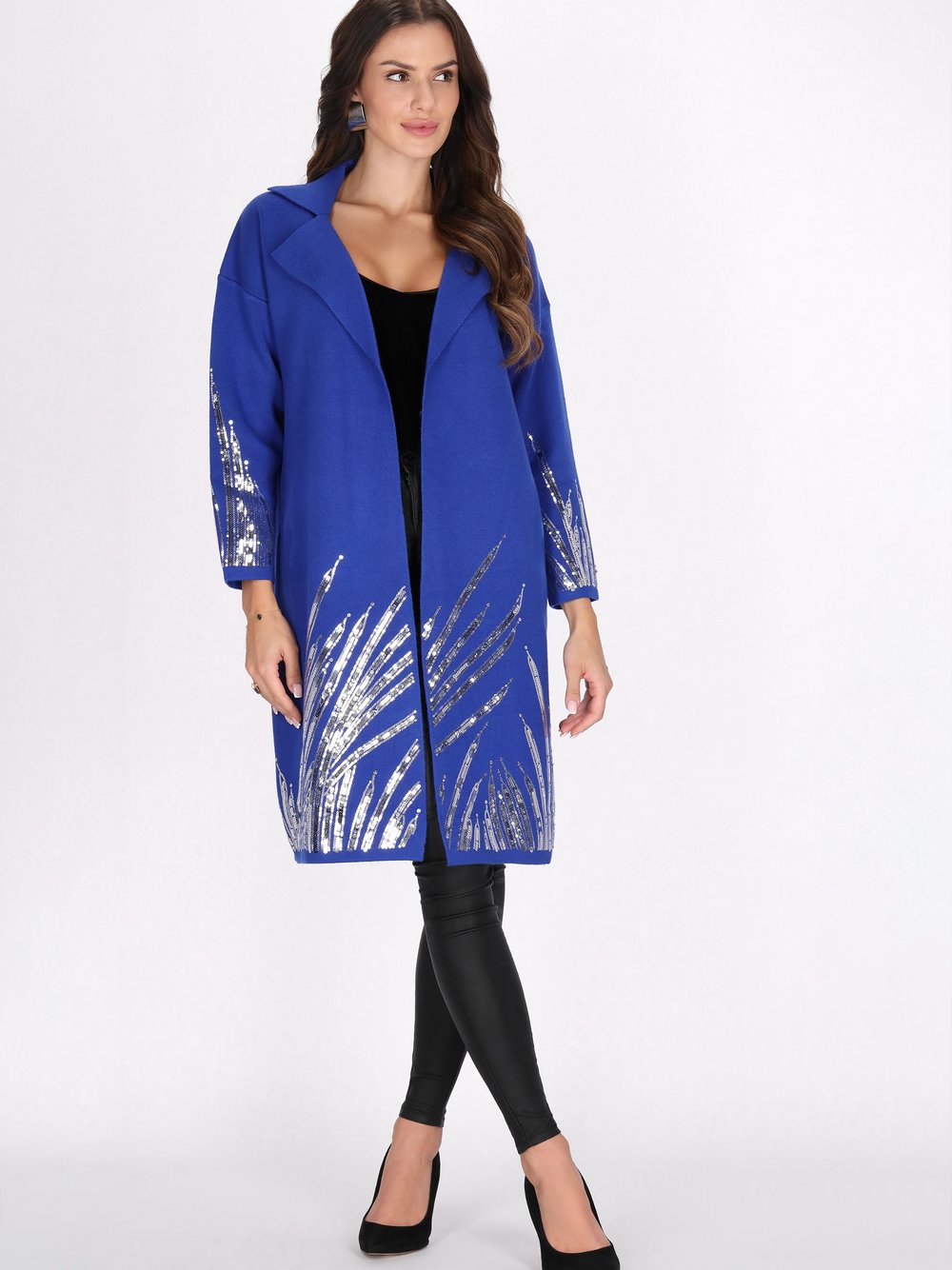 Faina Strickjacke Damen blau, XL/XXL Image
