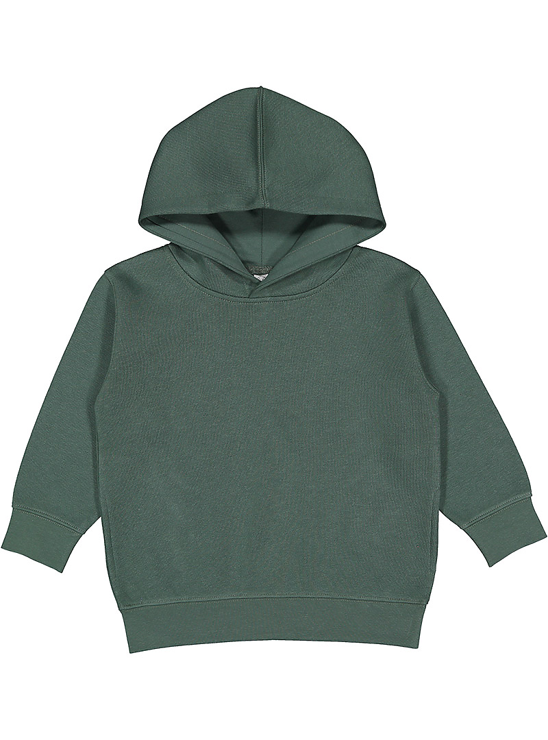 Rabbit Skins 3326 Toddler Pullover Fleece Hoodie in Basil size 2 | Ringspun Cotton LA3326