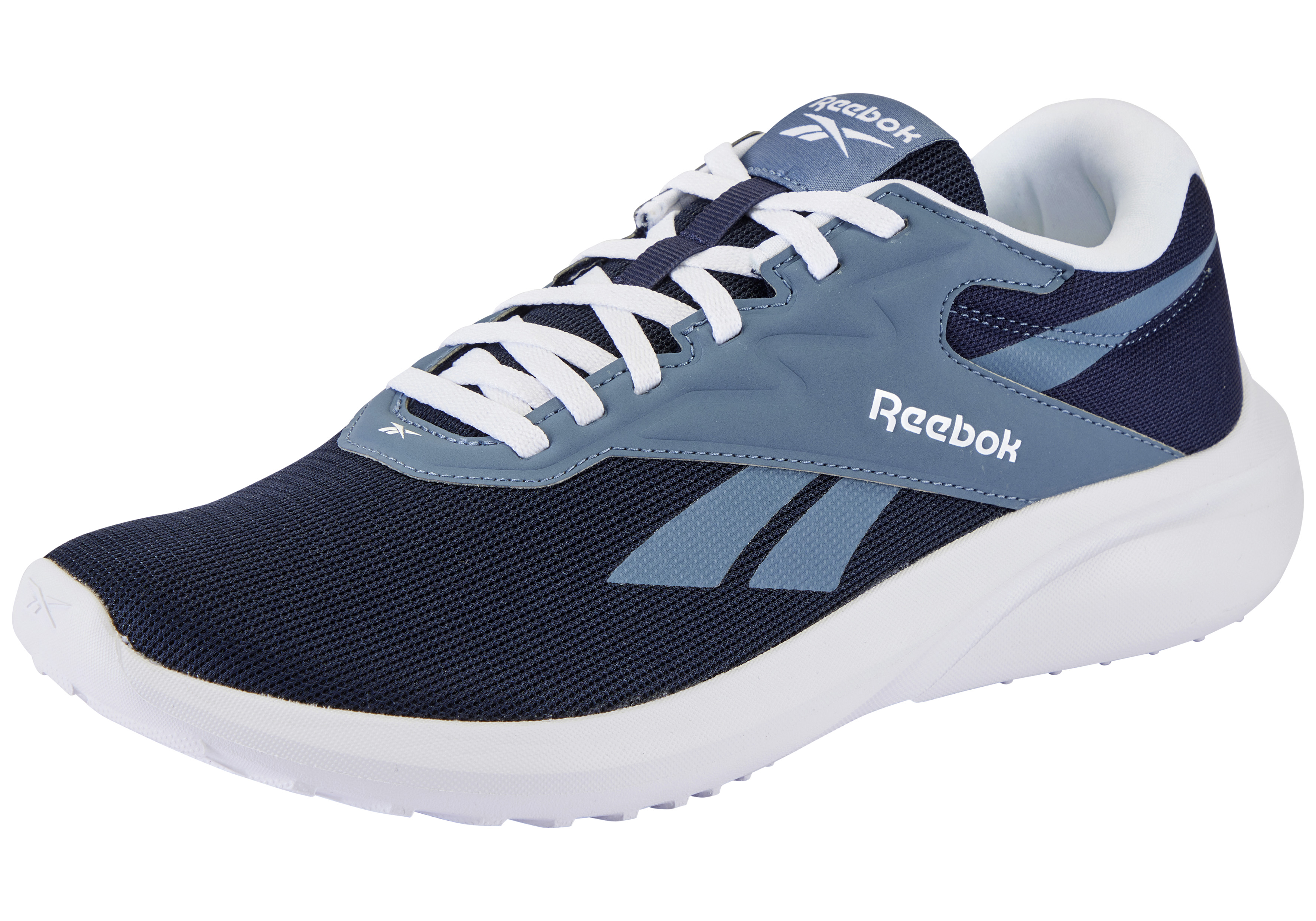 Laufschuh REEBOK "REEBOK LITE 5", Herren, Gr. 42, vector navy, leisure blau, shadow, Synthetik, Textil, Schuhe Laufschuh