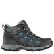 Karrimor Womens Mountain Mid Top Ladies Walking Boots Breathable Waterproof Grey/Blue 7