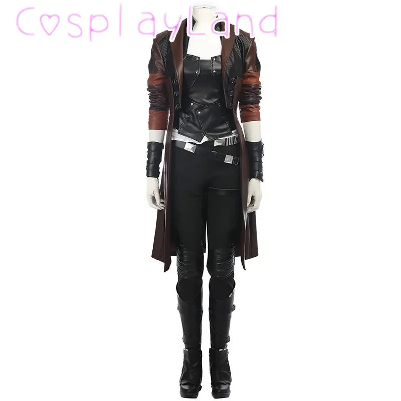 Galaxy Killer Gamora Cosplay Outfit Halloween Maskerade Superhelden Kostüm Kunstleder Kleidung für Frauen Anzug Gamora Kostüm Image