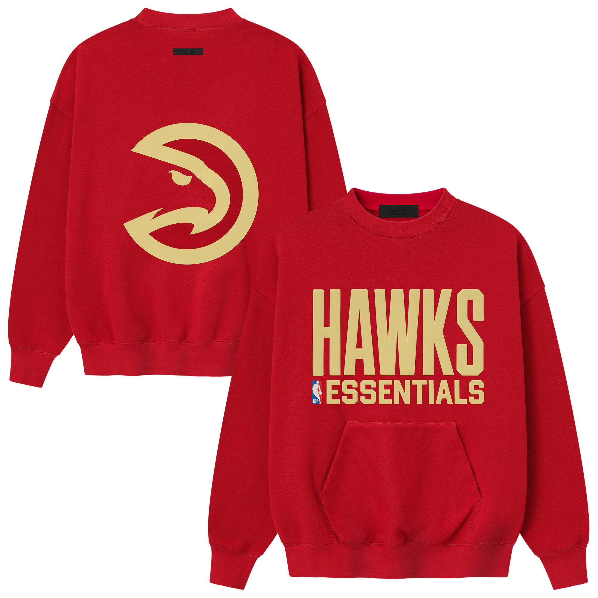 Atlanta Hawks NBA x Fear Of God Essentials Sport Fit Kapuzenpullover - Unisex Image