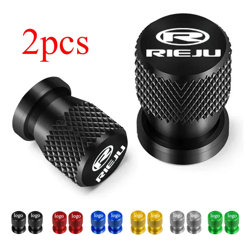 2 Stücke Motorräder Motorrad Rad Reifen Ventilkappen Luft Vorbau Reifen Stecker Zubehör Für Rieju Image