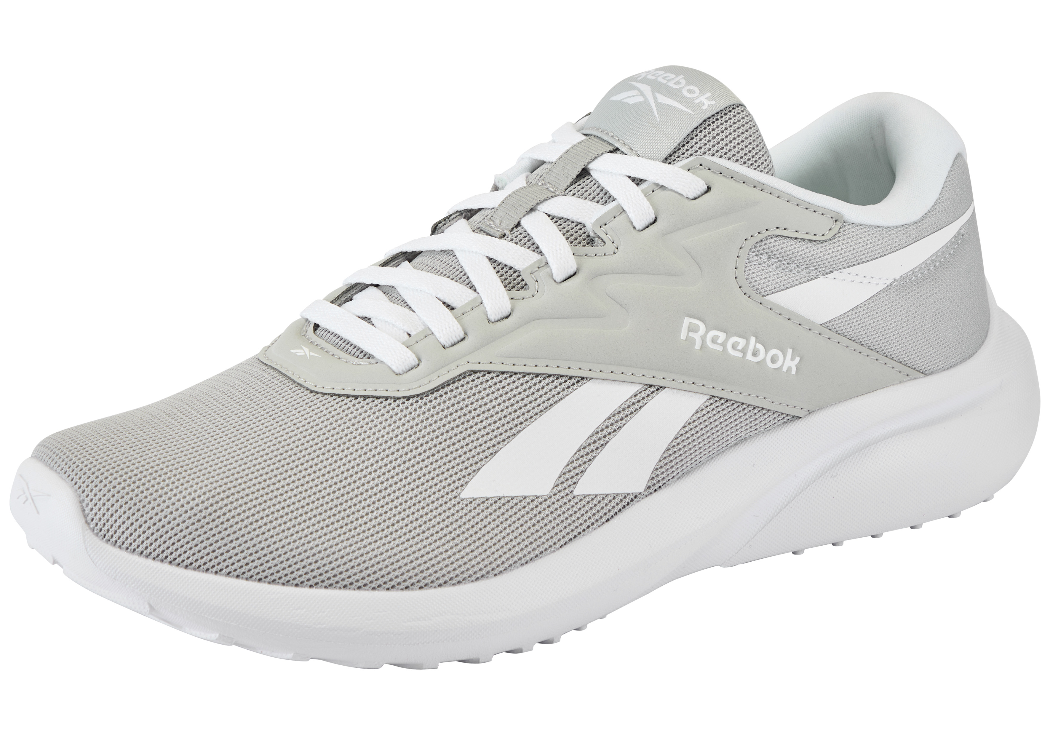 Laufschuh REEBOK "REEBOK LITE 5", Herren, Gr. 46, grau1, weiß, Synthetik, Textil, Schuhe Laufschuh
