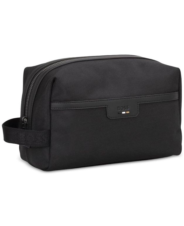 Hugo By Ray Toiletry Bag - Black - Boss Toiletry Bags
