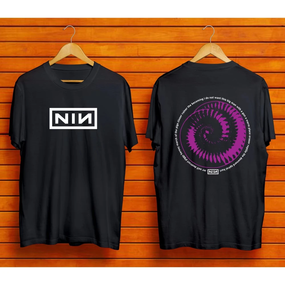 Sommer Neue Neun Zoll Nägel Hemd NIN Männer Frauen T Shirt Baumwolle T-shirts Straße männer T-Shirt Casual Rundhals Unseix top Sommer