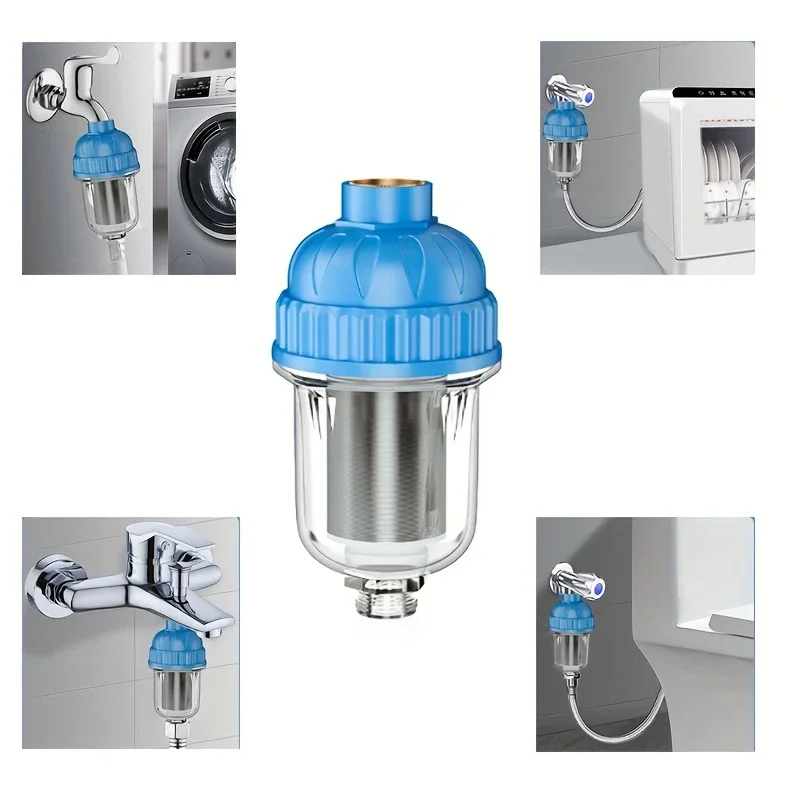 Water Heater Pre-filter Free Core Washing Machine Shower Water Purifier Stainless Steel Wire Mesh Filter