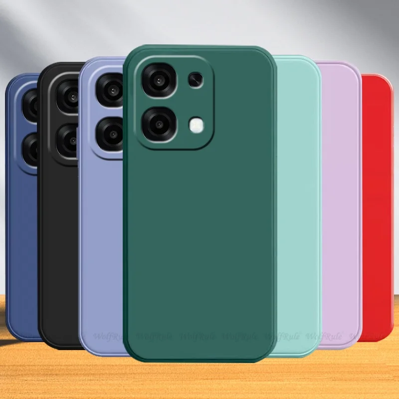 Per OPPO A6 Pro Custodia Cover OPPO A6 Pro Capas Originale Silicone Liquido Telefono Paraurti Posteriore TPU Antiurto Morbido Fundas OPPO A6 Pro