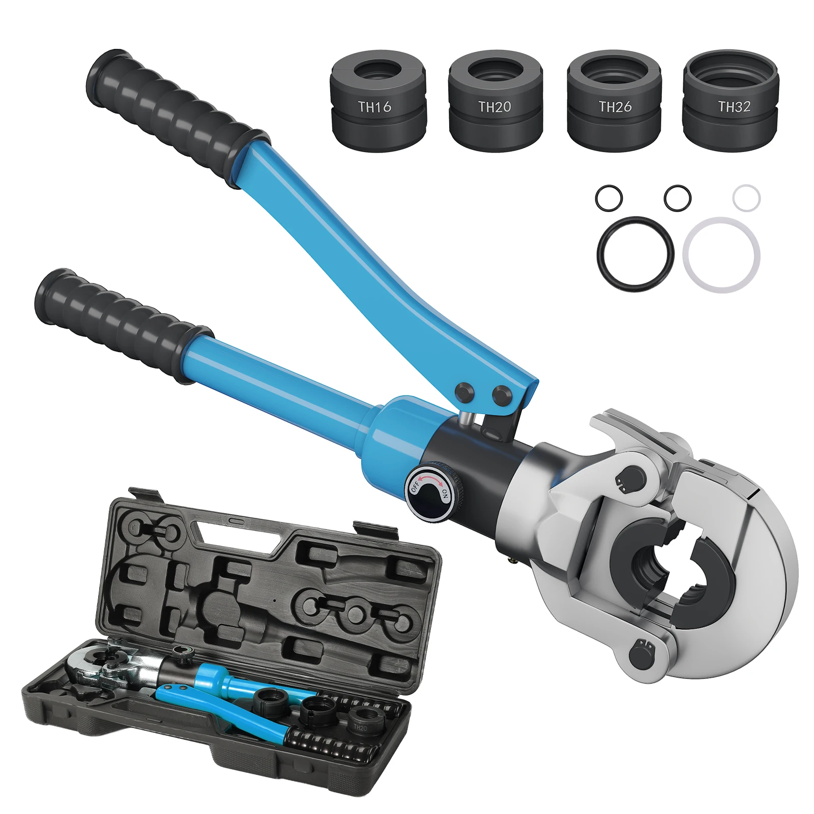 Hydraulische Pex Rohr Aluminium Kunststoff Rohr Crimpen Werkzeuge hydraulische Crimpen Werkzeug Druck Sanitär Crimper Für PPR/PEX/PB/PE/PA