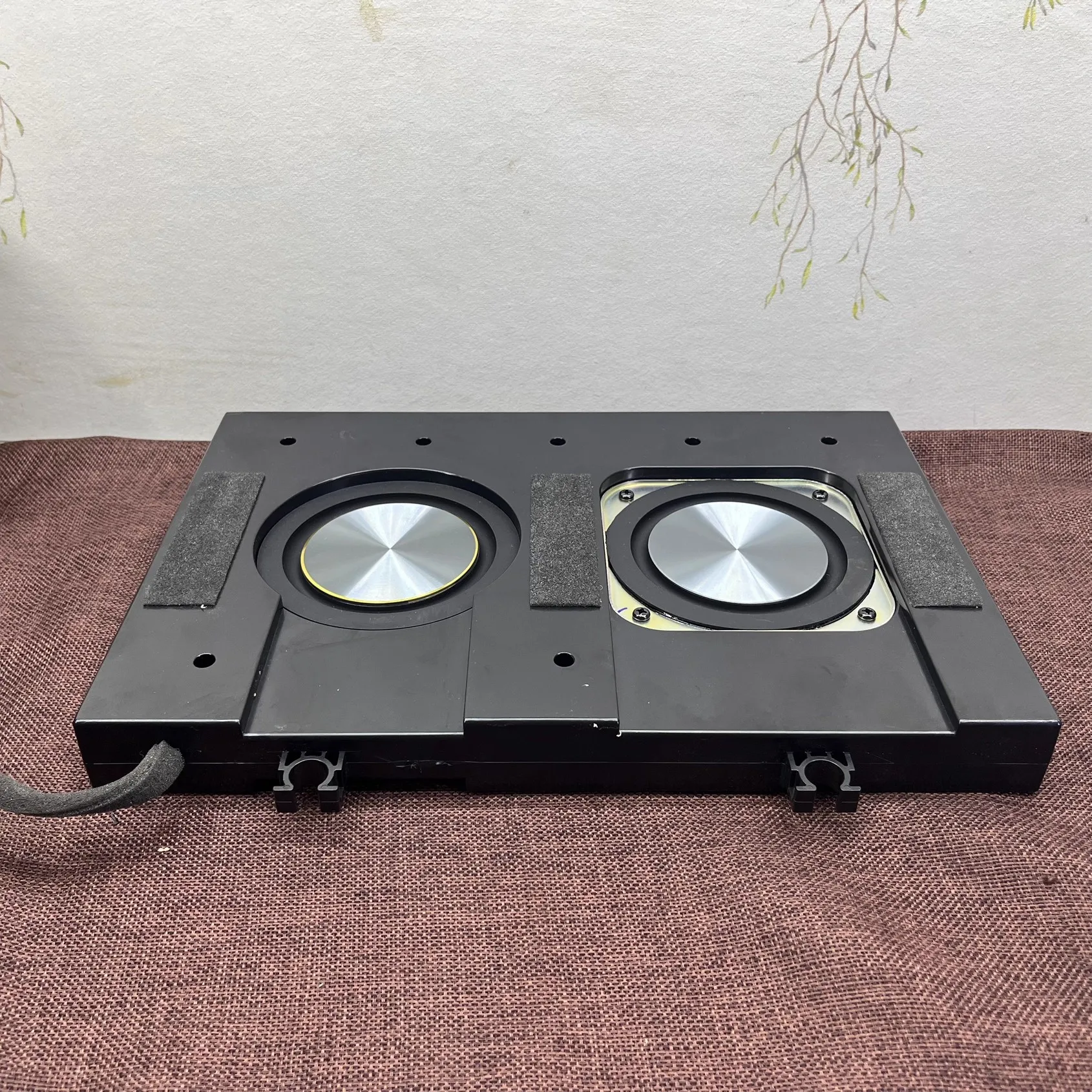 GHXAMP für Harman Kardon 4" passiver Subwoofer-Lautsprecher, 5 Ohm 20 W, Doppelkühler, ultraschlanker Woofer (Verstärker erforderlich), 1 Stück Image