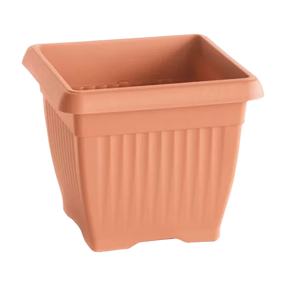 Prosperplast - TERRA 3,5-l-Blumentopf – 19 x 19 x 16 cm in Terrakottafarbe Image