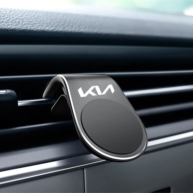 Magnetic Car Phone Holder Air Vent Magnet Mount GPS Smartphone Phone Holder For KIA RIO 2 3 4 5 Xline x line Car Accessories