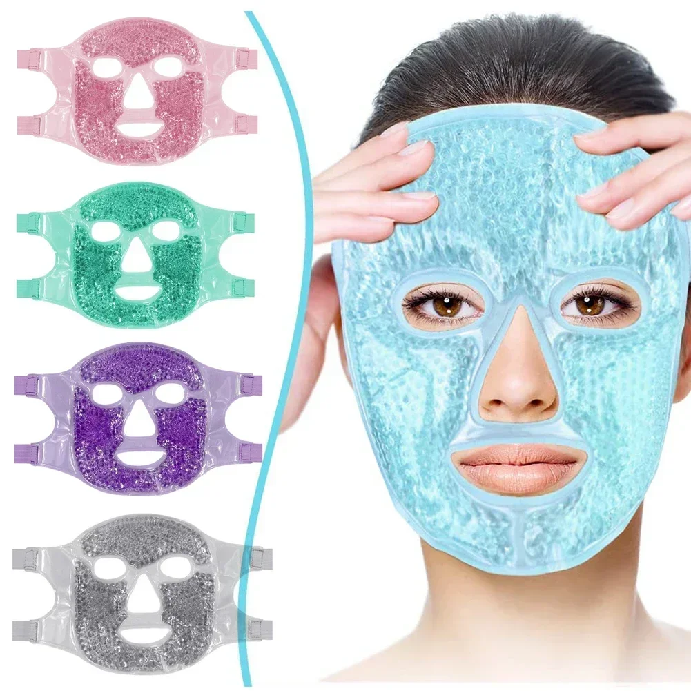 Gel Cooling Ice Gesicht Augenmaske Gesichtsmaske Heiß Kalt Kompresse Pack Gel Perlen Kaltes Gesicht Augenmaske Eis Pack, Kompresse Schlaf FaceSPA Image