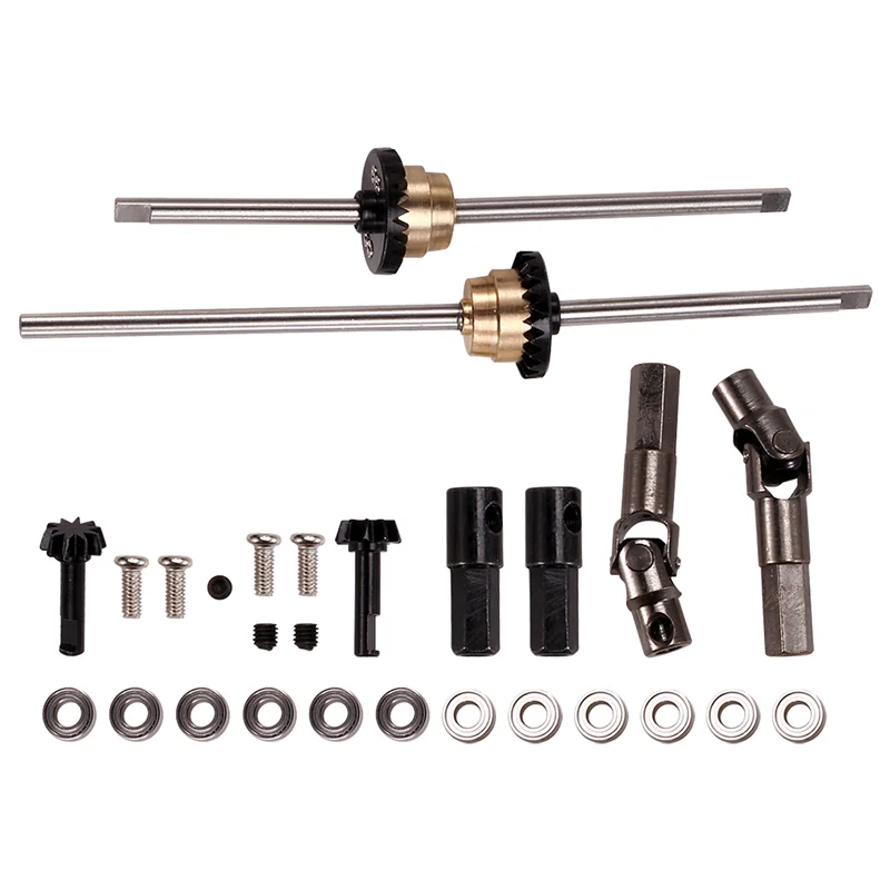 Excellent-RC Car Upgrade Differential Kit für WPL C14 C24 MN D90 4WD RC Car Upgrade Teile Image
