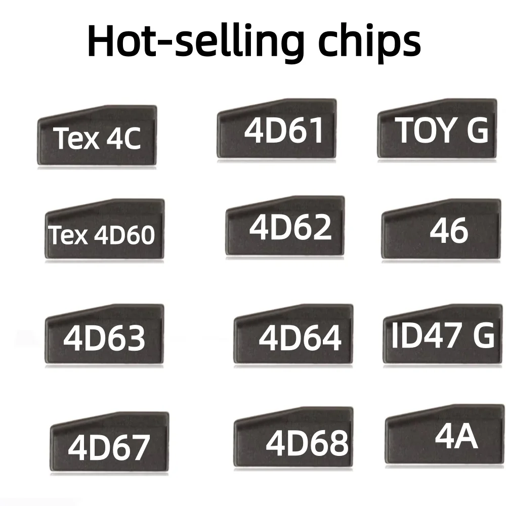 1/5/10 Stück Tex 4C 4D60 4D61 4D62 4D63 4D64 4D67 4D68 47 G 4A Transponder Fernbedienung Autoschlüssel Chip Image