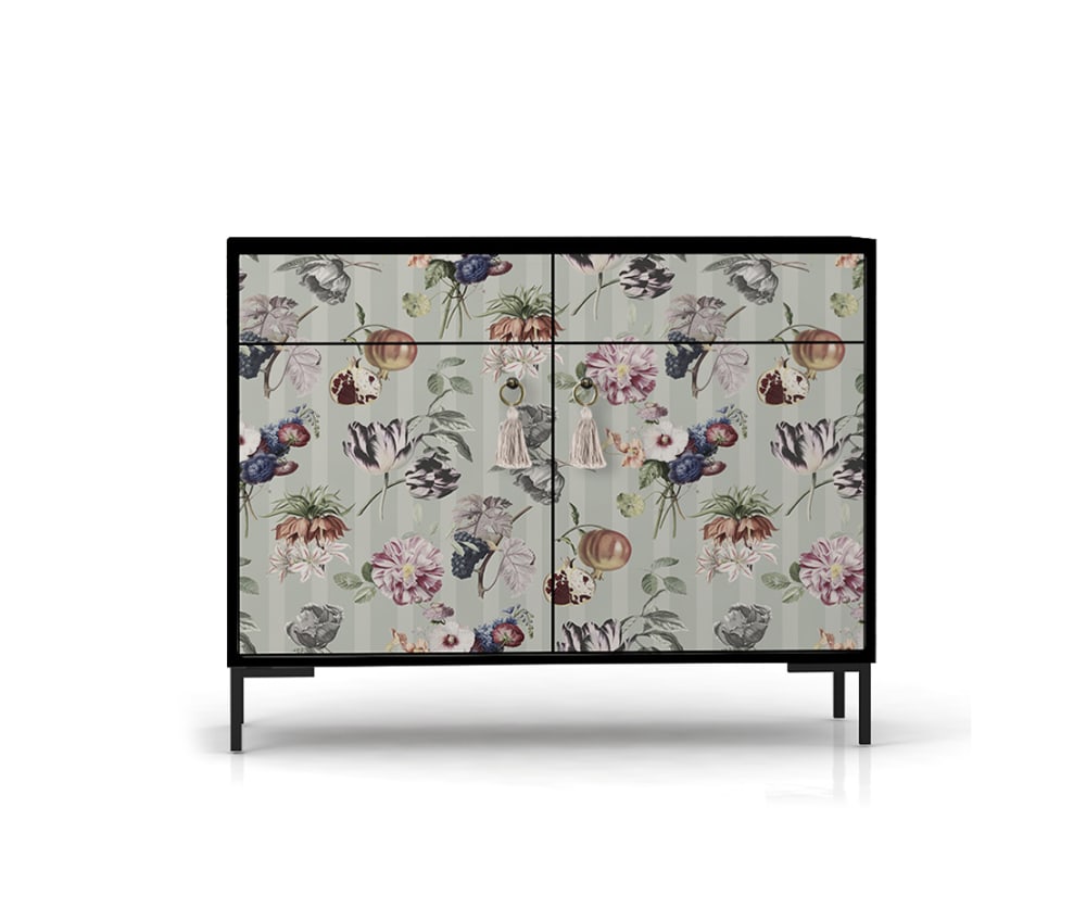 Buffet en MDF 2 portes et 2 tiroirs imprimé