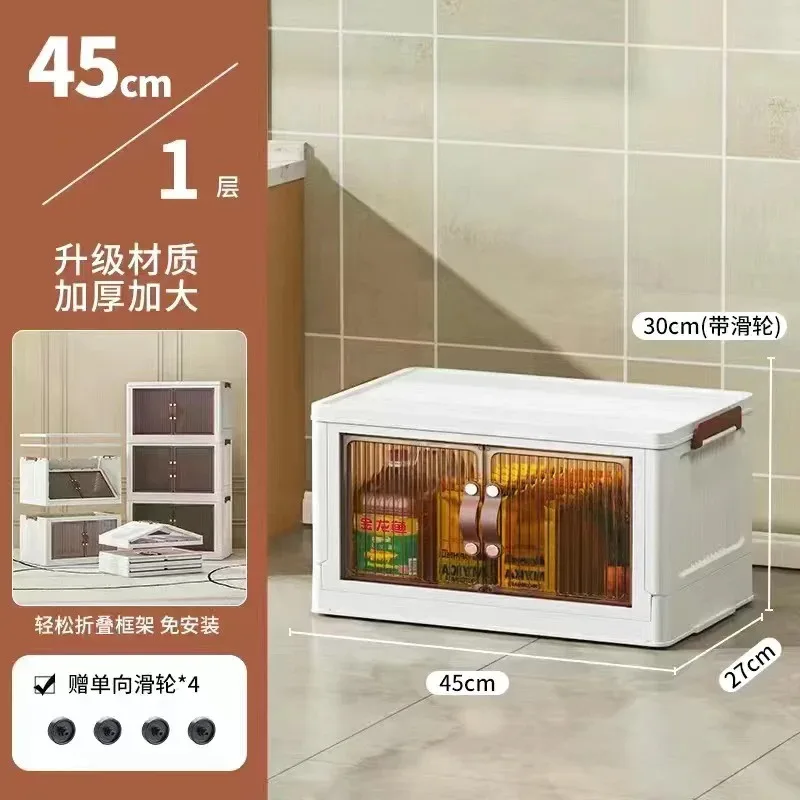1 Stück faltbarer Aufbewahrungsschrank mit Rollen, große Kapazität, Aufbewahrungsschrank, Aufbewahrungsbox, Kleidungs-Organizer, Organisationsbehälter