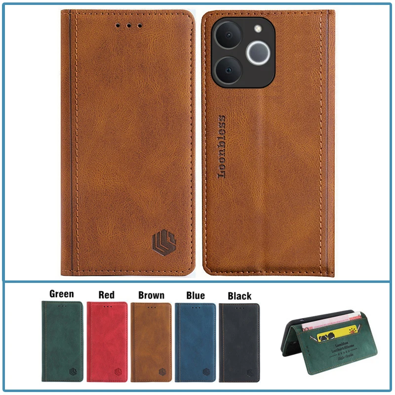 Custodia a libro in pelle per Realme Note 70, Cover per Oppo Realme Note 70T, Custodia Realme Note 70 70T, Coque Realme Note 70, Borsa per Realme Note 70